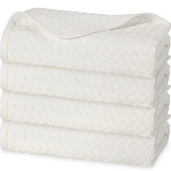 4 Pack 100% Cotton Baby Waffle Blanket 45 x 41 Inch Soft...